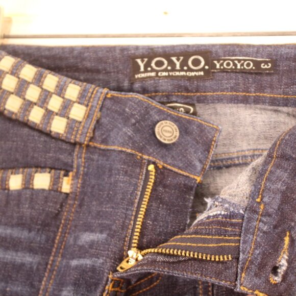 Vintage YOYO Rinse Blue Stretch Jeans - Picture 7 of 13